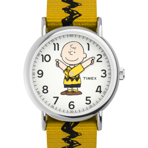 Peanuts  x Timex Charlie Brown 38mm Fabric Strap Watch