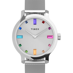 Transcend 31mm Stainless Steel Mesh Band Watch