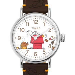 Peanuts x Timex Standard Thanksgiving 40mm Leather Strap Watch