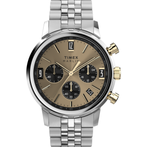 Marlin® Chronograph Tachymeter 40mm Stainless Steel Bracelet Watch