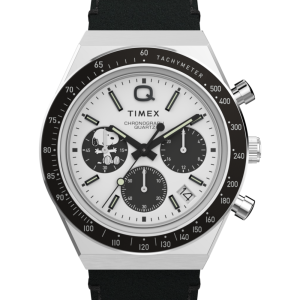 Peanuts x Q Timex Snoopy 40mm Leather Strap Watch