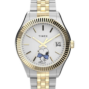 Peanuts x Timex Legacy Bowtie 34mm Stainless Steel Bracelet Watch