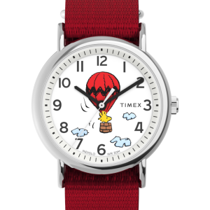 Peanuts x Timex Weekender Balloon 38mm Fabric Strap Watch