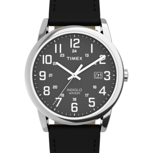 Easy Reader Classic 38mm Leather Strap Watch