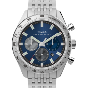 Waterbury Traditional Chronograph 41mm Stainless Steel Bracelet Watch