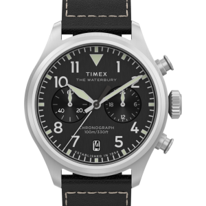 Waterbury Ace Chronograph 41mm Leather Strap Watch