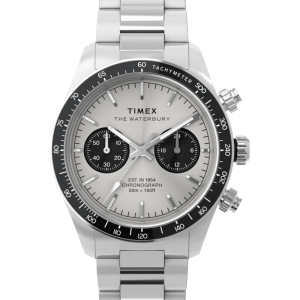 Waterbury Heritage Chronograph 39mm Stainless Steel Bracelet Watch