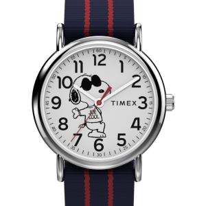 Peanuts x Timex Weekender Joe Cool 38mm Fabric Strap Watch