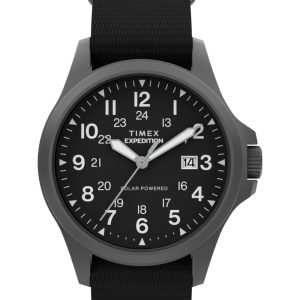 Expedition  Field Post Solar 41mm Eco-Conscious Fabric Strap Watch