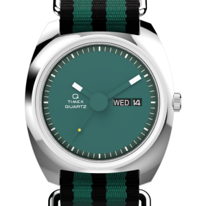 Q Timex 1975 Enigma 37mm Fabric Strap Watch