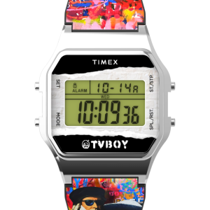 Timex T80 x TVBOY 34mm Resin Strap Watch