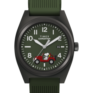 Peanuts  x Timex Expedition Snoopy Road Trip 39mm Silicone Strap Watch
