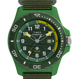Expedition Freedive Solar 46mm #tide Fabric Strap Watch