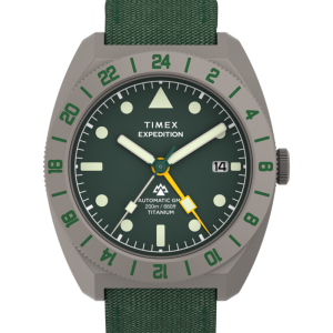 Expedition  Pioneer Titanium Automatic GMT 41mm Fabric Strap Watch