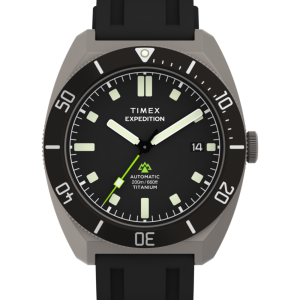 Expedition  Pioneer Titanium Automatic 41mm HNBR Synthetic Rubber Strap Watch