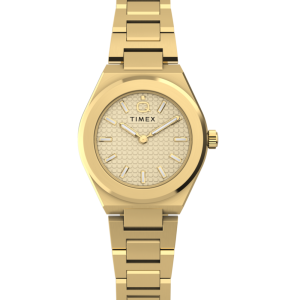 Q Timex Continental Mini 24mm Stainless Steel Bracelet Watch