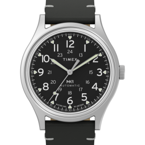 Timex MK1 Automatic 40mm Leather Strap Watch