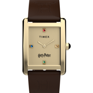 Harry Potter x Timex Hailey Hogwarts 24mm Leather Strap Watch