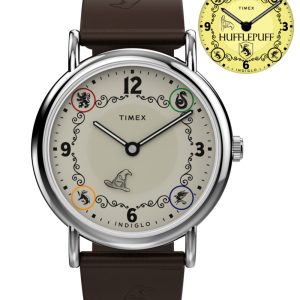 Harry Potter x Timex Weekender Hufflepuff House 38mm Leather Strap Watch