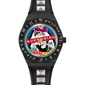SUPERGIRL x Blondie x Q Timex 36mm Leather Strap Watch
